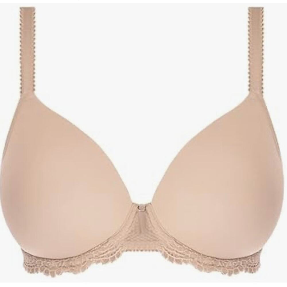 NWOT Freya Women's Expression Underwire Demi Plunge Molded T-Shirt Bra 34DDD